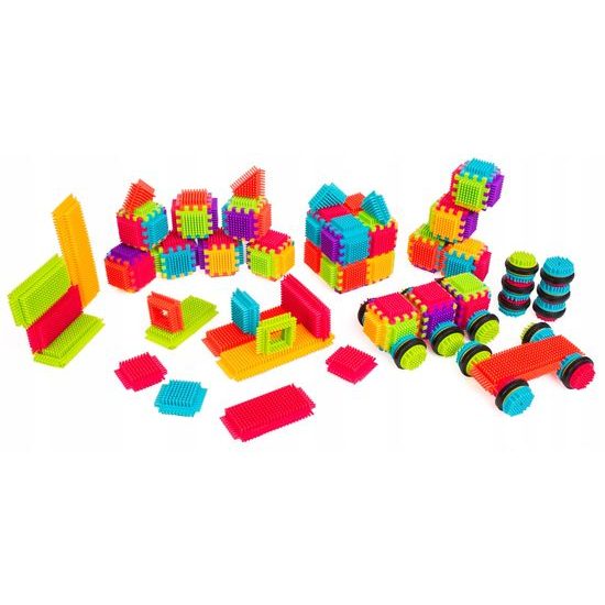 Doris barevná konstrukční stavebnice Hedgehog Blocks 192 ks
