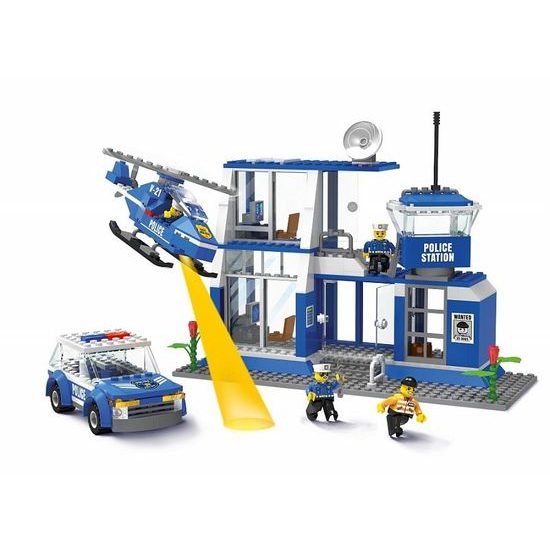 Blocki MyPolice stavebnice policejní dálniční stanice 347 dílků