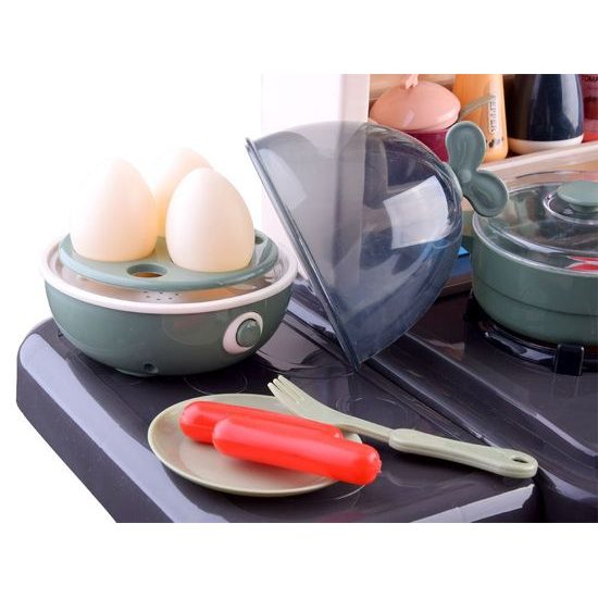 Doris dětská kuchyňka XXL se zvuky a tekoucí vodou-šedá