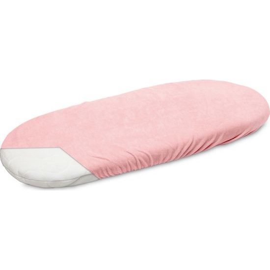 Prostěradlo do kočárku Froté růžové