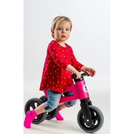 Odrážedlo FUNNY WHEELS Rider Sport růžové 2v1