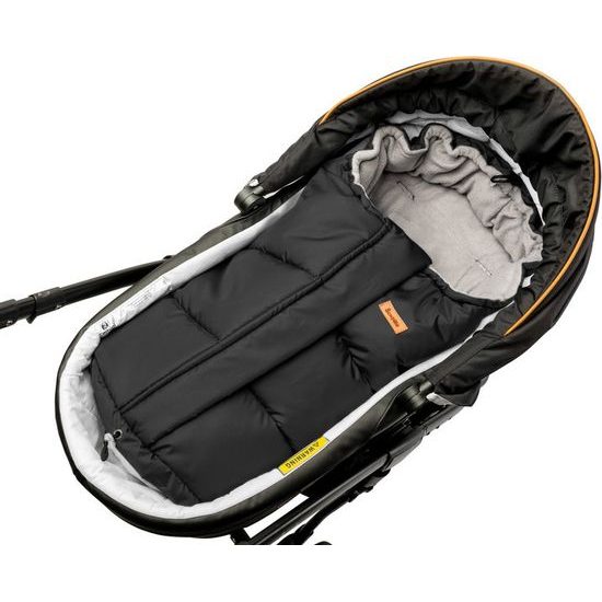 Sensillo Zimní fusak Combi Polar 3v1 černošedý