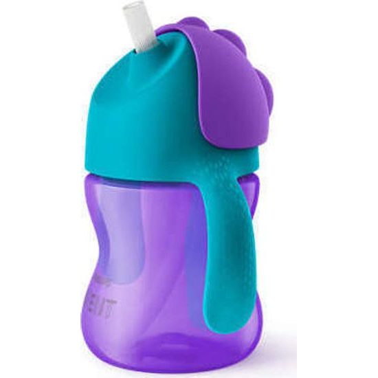 Philips AVENT Hrneček s ohebným brčkem 200 ml dívka
