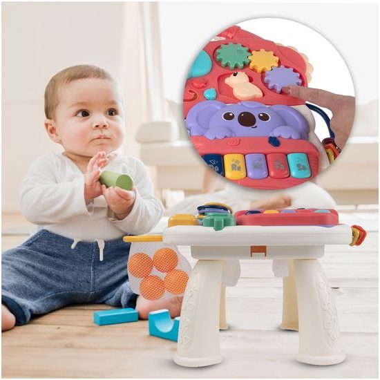 Edukační stoleček s piankem a zvuky 2v1 Koala