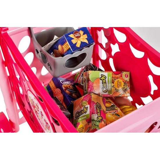Dětský nákupní košík s příslušenstvím Shopping Chart 3v1