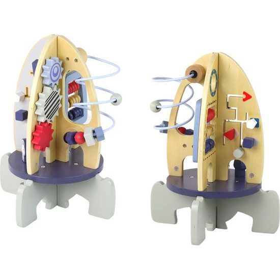 Dřevěná vzdělávací raketa