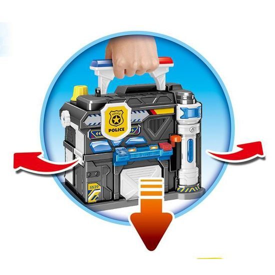 Skladacia parkovacia garáž s 2 autíčkami, svetlami a zvukmi City Action