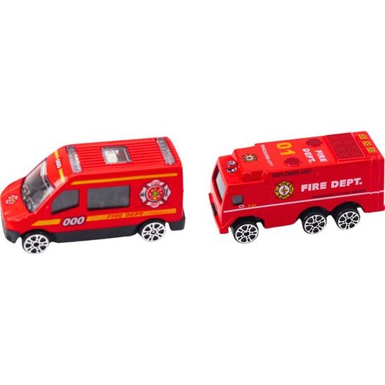 Odtahové vozidlo Závodní dráha 211 cm 2v1 světla, zvuky, značky, autíčka Hasiči