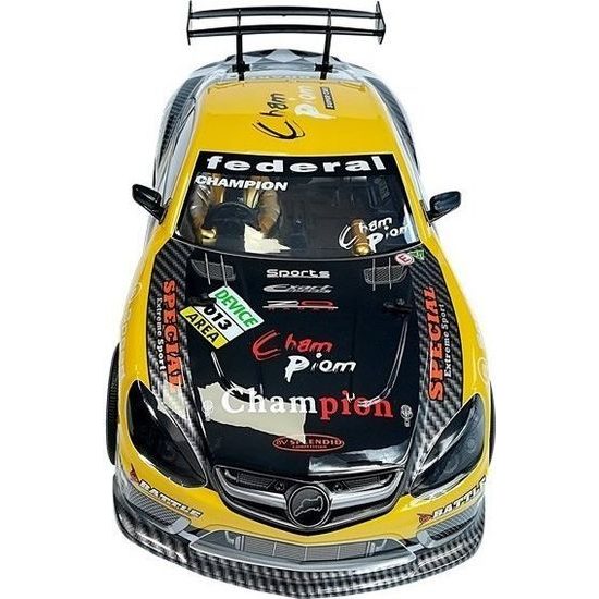 Sportovní žluté auto na dálkové ovládání