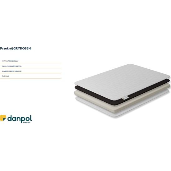 Dětská matrace Danpol Pohanka-Pěna 120x60