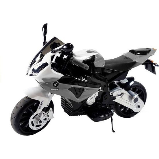 Elektrická motorka BMW S1000RR stříbrná