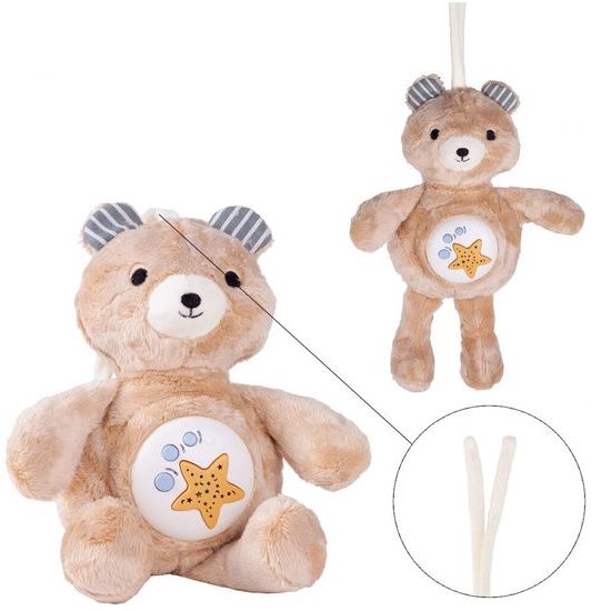 Plyšový medvídek s projektorem a melodiemi Cuddle Bear