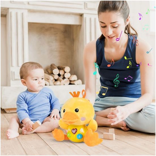 Interaktivní plyšová kačenka na baterie Magic Duck