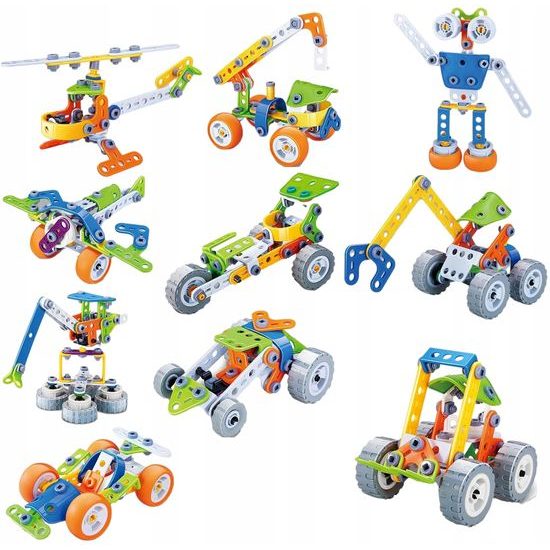 Konstrukční stavebnice 10v1 Build Play 167 dílků