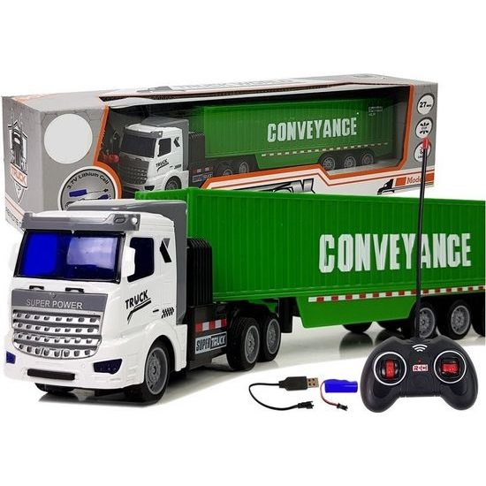 Autíčko s návěsem na dálkové ovládání Green Truck