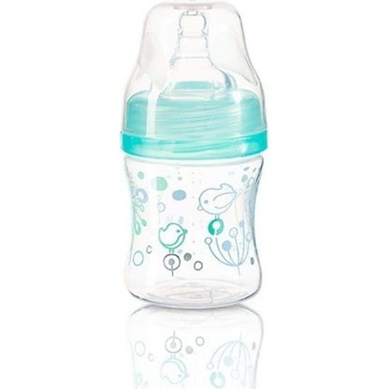 BabyOno Antikoliková lahev se širokým hrdlem, 120ml - mátová