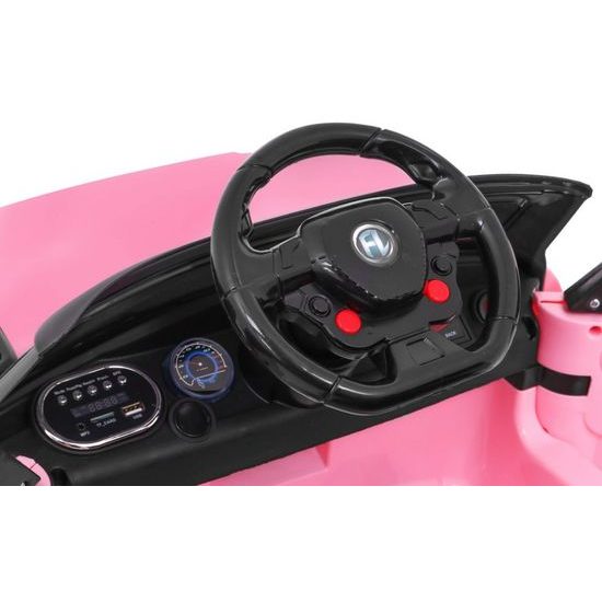 Dětské elektrické autíčko Land Rapid Racer růžové
