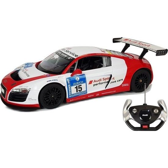 Auto na dálkové ovládání Audi R8 LMS Rastar červenobílé