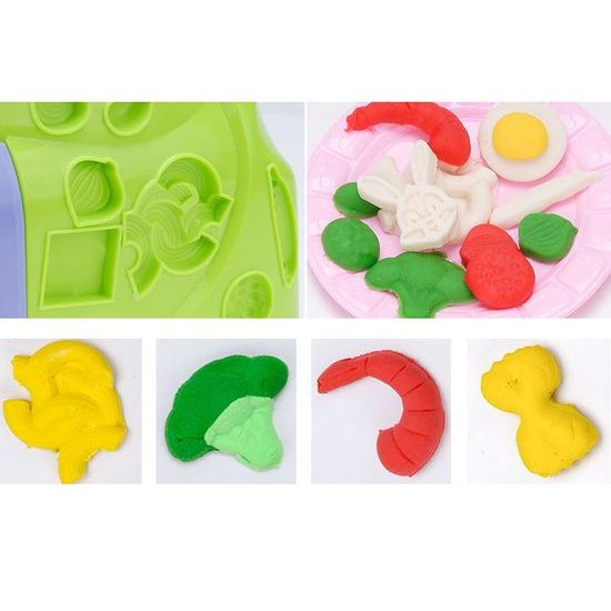 Modelovací plastelína se strojkem a příslušenstvím Color Clay