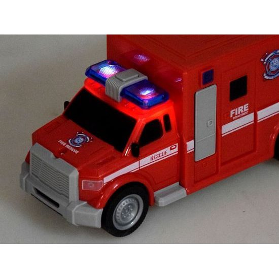 Dětské požární auto se světly a zvuky City Rescue 1:20