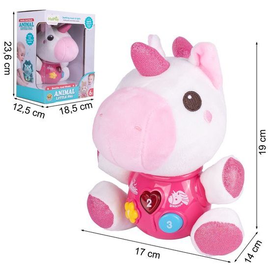 Interaktivní plyšový jednorožec na baterie Magic Unicorn