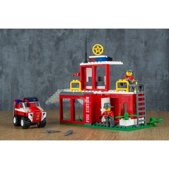 Blocki MyFire stavebnice hasičská stanice 164 dílků