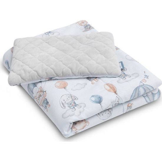 Sada do postýlky plyš karo let balónem