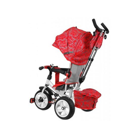 Majlo Toys dětská tříkolka Storm s gumovými koly červená