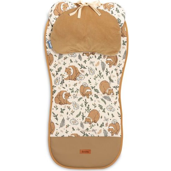 Sada do kočárku deluxe velvet - zvířecí kamarádi