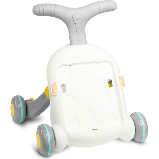 Odstrkovadlo a edukační stůl 2v1 Spark - šedá