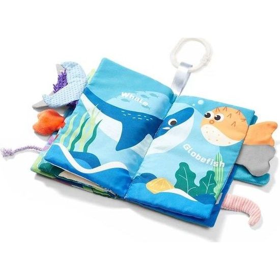 Měkká senzorická knížka BabyOno Ocean