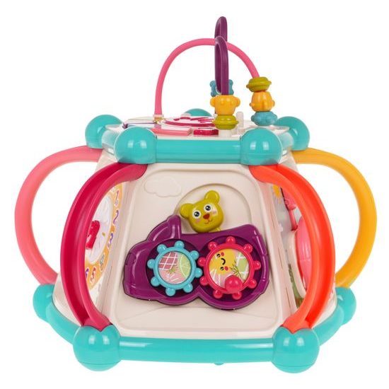 Multifunkční kostka pro nejmenší se zvuky a světly Magic Cube