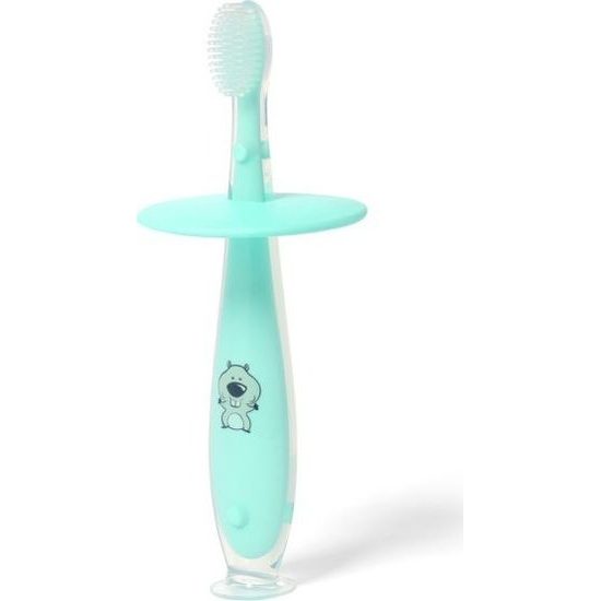 BabyOno Kartáček zubní bezpečný 12m+ - Šedá