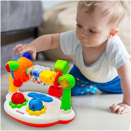 Dětské vzdělávací chrastítko na baterie Music Kingdom