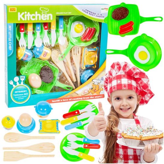Sada nádobí do kuchyňky 21 součástí Kitchen Playset