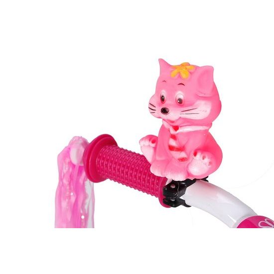 Dětské kolo Mexller Pinki s vodící tyčí růžová 12"