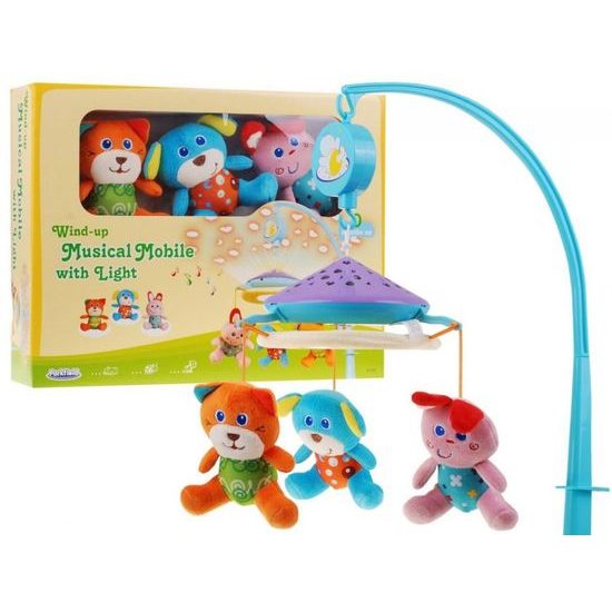 Majlo Toys kolotoč nad postýlku s plyšáky