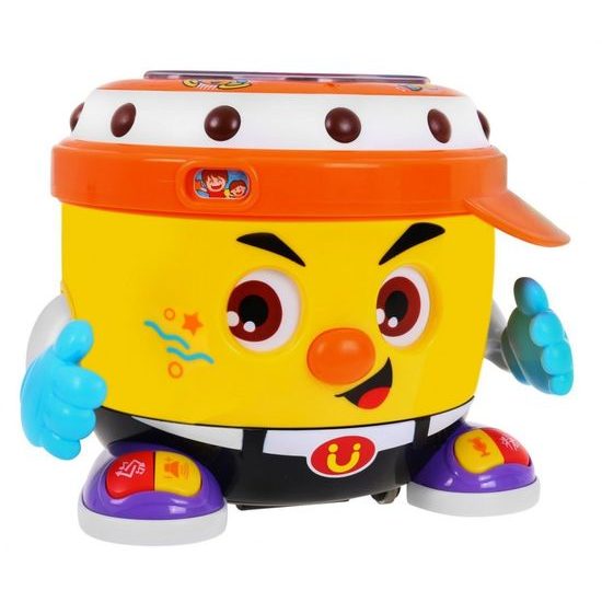 Huile Toys interaktivní bubínek s nahráváním pro nejmenší DJ Party Drum