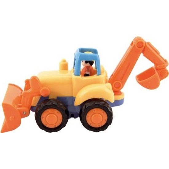 Traktor s vlekem/Buldozer - pro nejmenší - mix 2 druhy