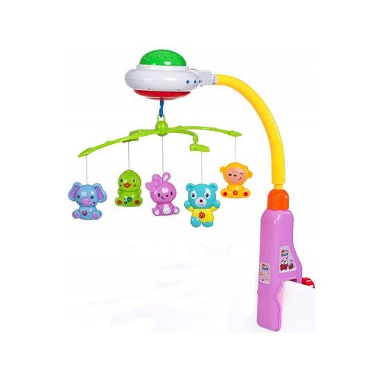 Doris kolotoč nad postýlku s projektorem Crib Bell