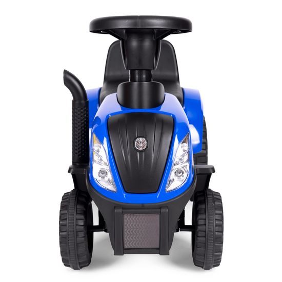 New Holland dětské odrážedlo traktor s přívěsem - modré