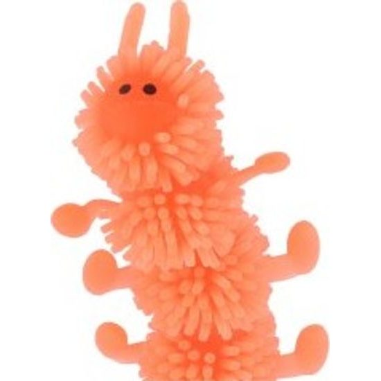 Antistresová mačkací Housenka - mix 4 barvy