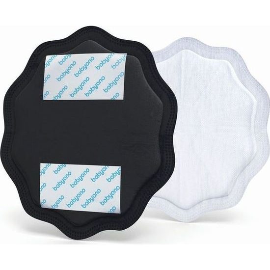 BabyOno Ultra tenké prsní vložky do podprsenky 24ks černé