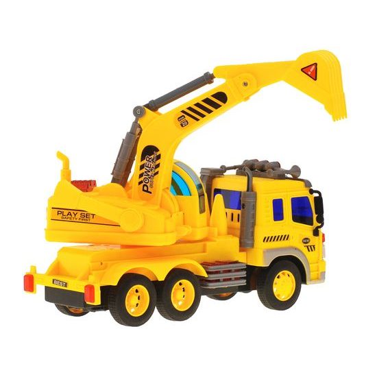 Bagr se světly a zvukem pro děti City Builder 1:16