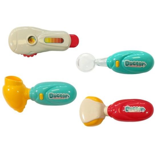 Dětský lékařský kufřík s příslušenstvím na baterie Family Doctor zelený