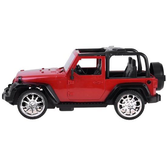 Terénní auto na dálkové ovládání Jeep Engine V8 1:16 červený
