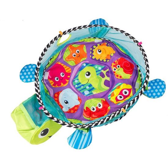 Ecotoys hrací deka s 30 míčky Želvička