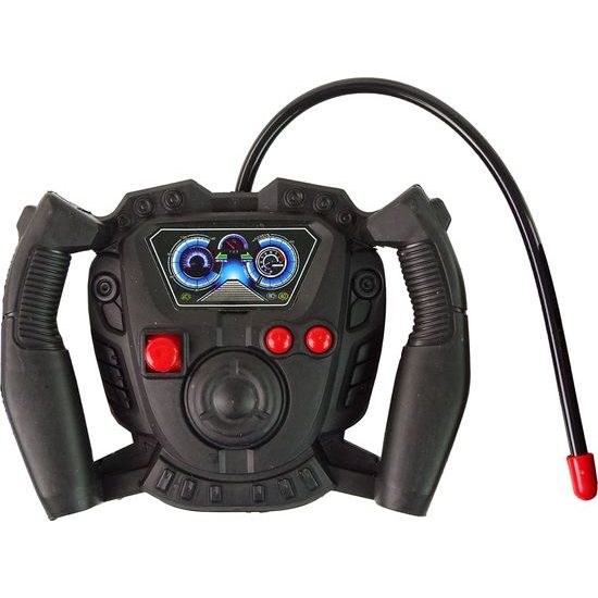 Traktor na dálkové ovládání se secím strojem - zelený