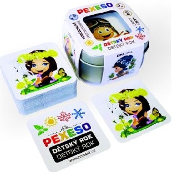 Pexeso - dětský rok - voděodolné 64 karet