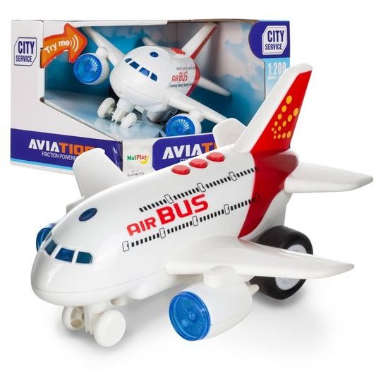 Interaktivní letadlo se světly a zvuky Airbus 1:200